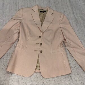 Alex Marie Tan Striped Blazer